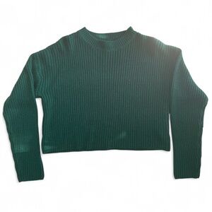 Green Women's Crew Neck Sweater